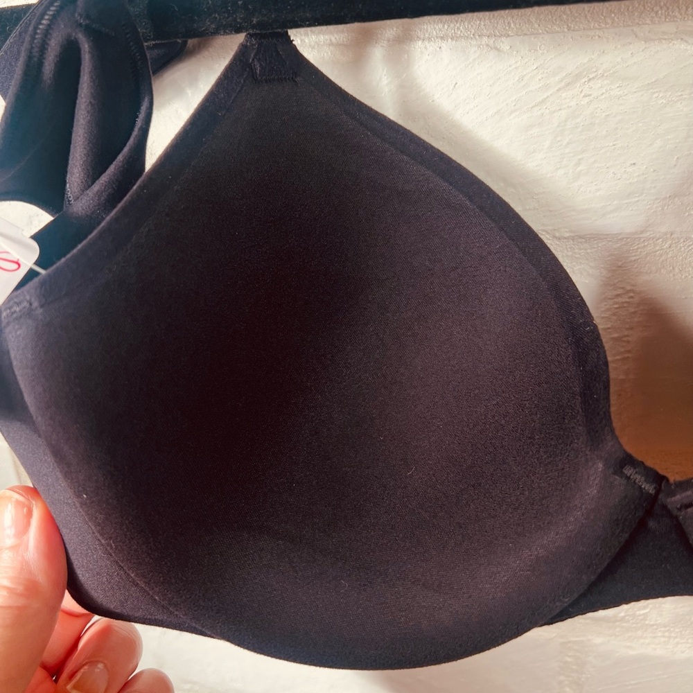 NWT Soma Enbliss Full Coverage Lined Soft Underwire Bra 34 B Black #0618 - Picture 4 of 12